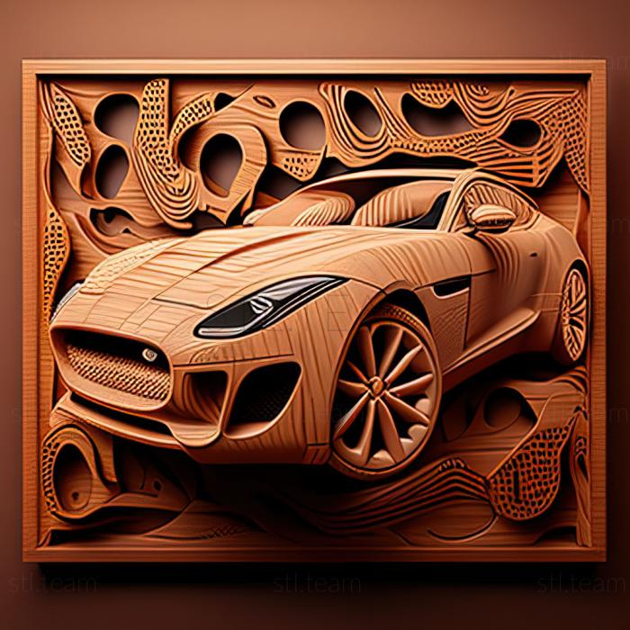 3D модель Тип Jaguar F (STL)